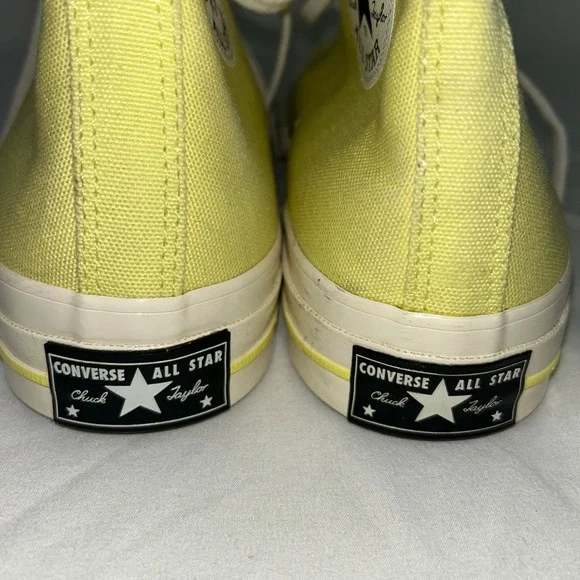 Converse Chuck Taylor All Star 70 Hi Light Yellow Sneakers Shoes Size M 11 W 13 - Picture 10 of 16